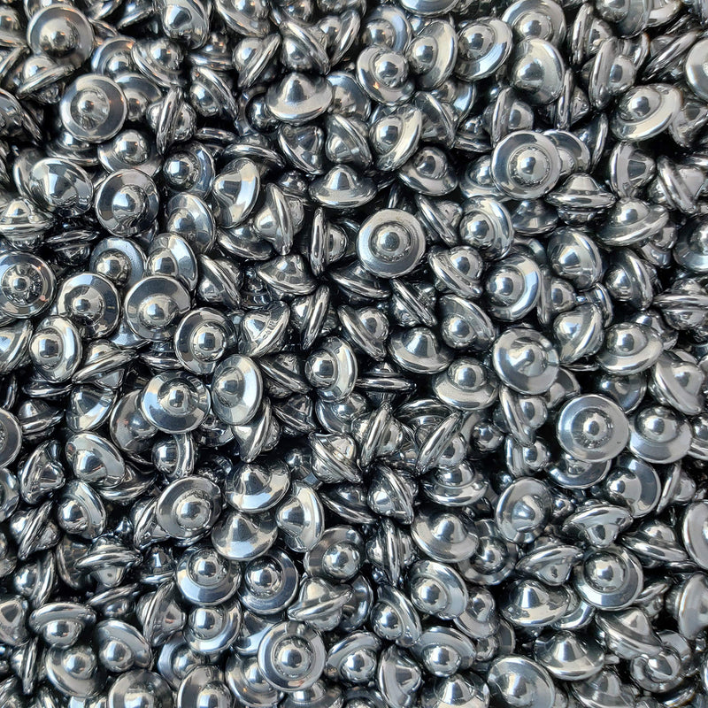 BC Precision 2 Lb 1/8" Stainless Steel Ballcone Tumbling Media Shot Jewelers Tumbler Finishing