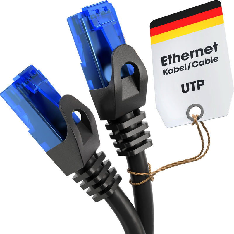 KabelDirekt – 15 m – Network Cable, Ethernet, LAN & Patch Cable (Transfers Maximum Fibre Optic speed and Suitable for Gigabit Networks, Switches, Routers, Modems with RJ45 Input, blue). | Ethernet Patch Cable for Gigabit Networks - Connects Router, Mod...