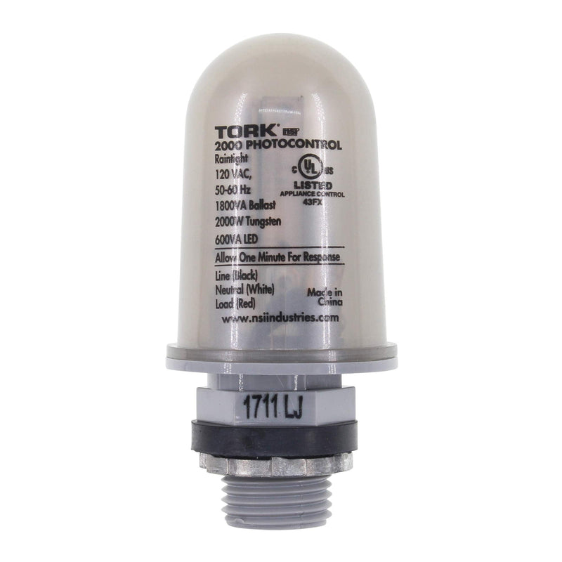 [Australia - AusPower] - NSI Tork 2000 Photo-Control Cell, 1/2" Stem Conduit Mount, 120V, 2000W 