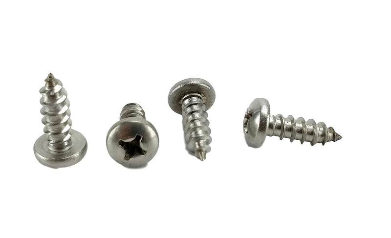 Chenango Supply N.14 X 3/4inches Stainless Phillips Pan Head Sheetmetal Screw (1/2inches to 2-1/2inches in Listing) 50 Sheet Metal Screws (N.14 X 3/4 #14 X 3/4"