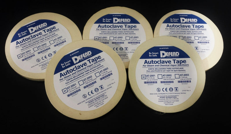 [Australia - AusPower] - 5 Rolls of Autoclave Tape 1/2" 60YD Per Roll (300yd total) 