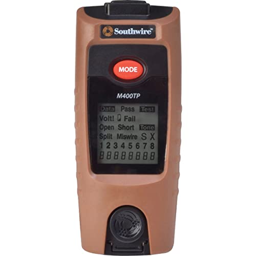 Southwire M400TP Professional Data Cable Mapper network and cable tester handheld device
