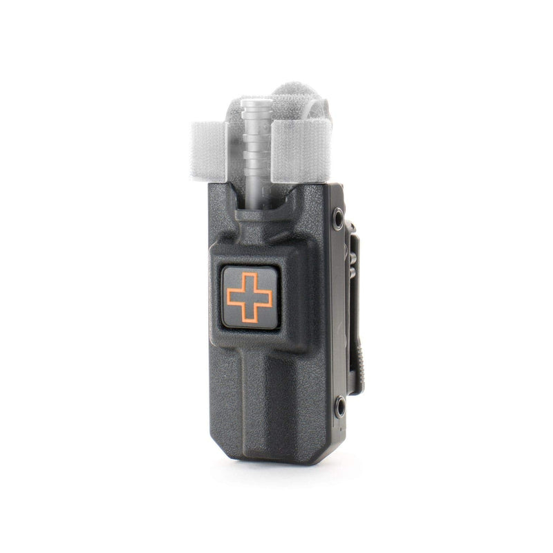 [Australia - AusPower] - Eleven 10 RIGID TQ Case for C-A-T Tourniquet, Black, Belt Attachment No Tourniquet 