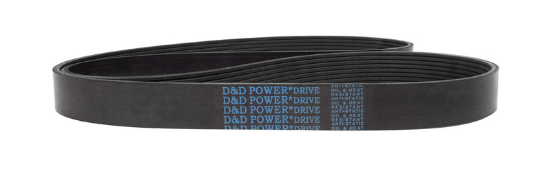 [Australia - AusPower] - D&D PowerDrive 4PJ864 Metric Standard Replacement Belt, J Belt Cross Section, 34" Length, Rubber 
