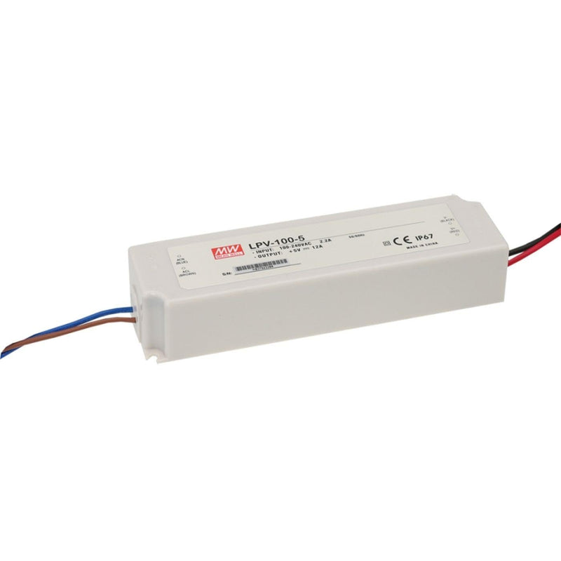 MeanWell, LPV-100-24 LED Power Supply, 100W, 24V, 4.2A