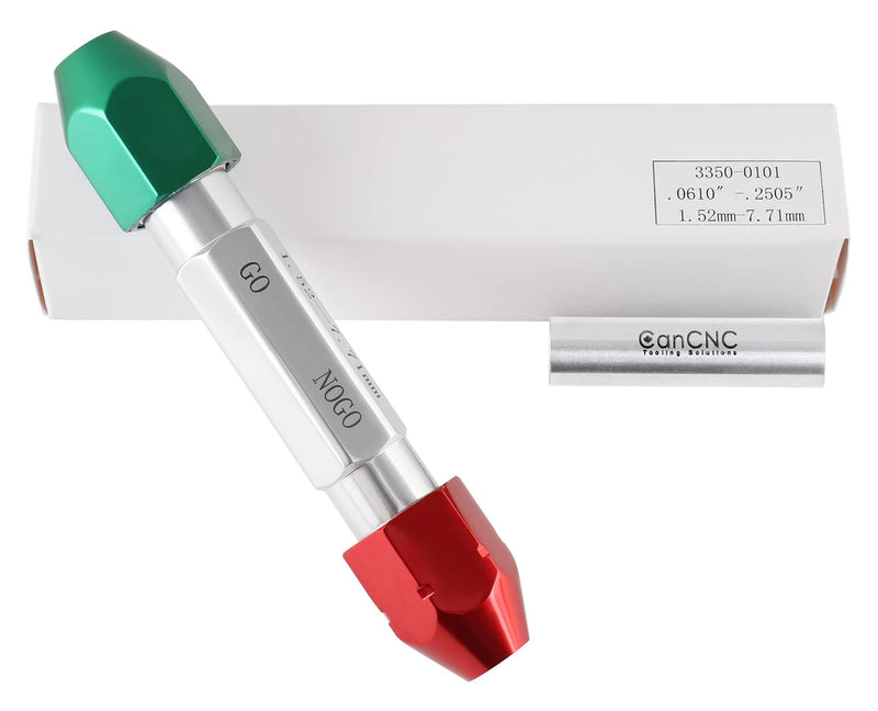 [Australia - AusPower] - Accusize Industrial Tools 0.061'' - 0.250'' Go/No Go Double End Gage Handle, 3350-0101 0.061" - 0.250" 
