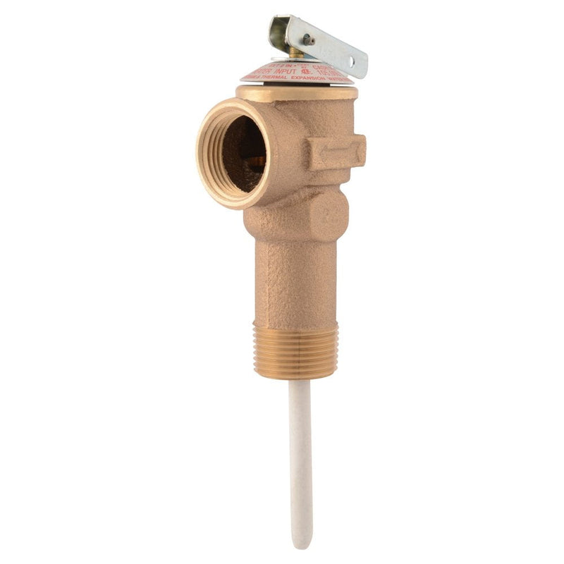 [Australia - AusPower] - Cash Acme 3/4 Inch NCLX-5L Temperature and Pressure Relief Valve, Push to Connect Brass Plumbing Fittings, Copper, CPVC Pipe, 150 PSI, 18821-0150 