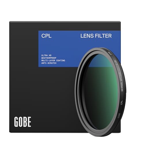 Gobe 77mm Circular Polarizing (CPL) Lens Filter (Pro)