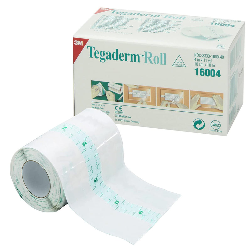[Australia - AusPower] - 3M Health Care 16004 Dressing, Transparent Film Roll, 4 in x 11 yd (10 cm x 10 m) 4 Inch (Pack of 1) 