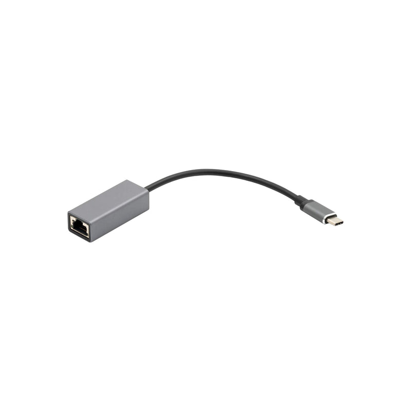 [Australia - AusPower] - VisionTek USB-C to Ethernet 1 Gbps Adapter (M/F) (901358), Gray 