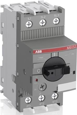 [Australia - AusPower] - ABB MS132-20 Manual Motor Starter, 20 Rated Amps, 16.0-20.0 Amps Range 