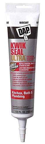 Jensen Dap 18896 5.5 oz Biscuit Kwik Seal Ultra adhesive caulk tube