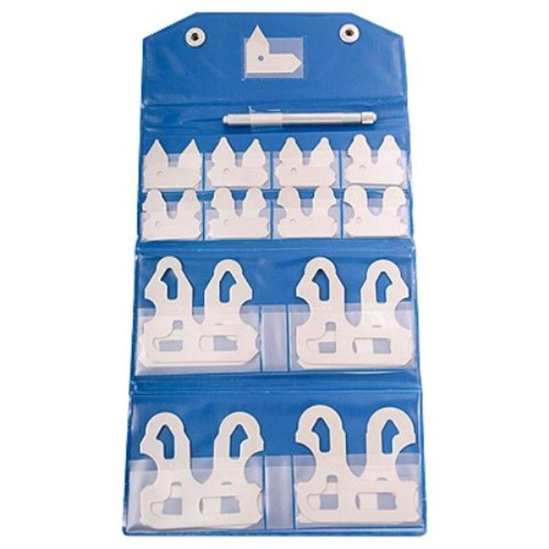 [Australia - AusPower] - HHIP 4901-0040 25 Piece Radius Gage Set in Plastic Case 25 Piece, 1/64"-17/64" x 64ths and 9/32"-1/2" x 32nds 