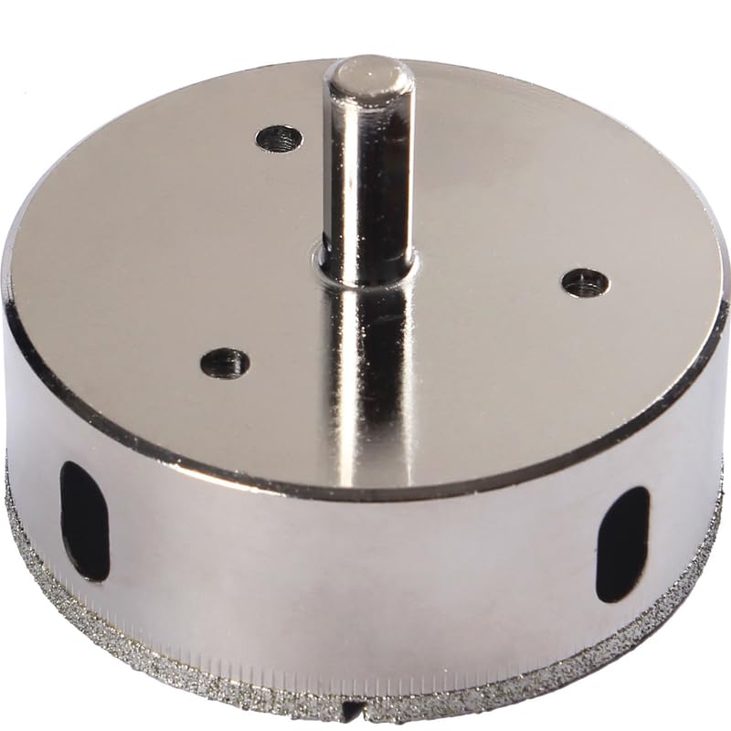 Drilax 3-1/8" Diamond Hole Saw for Tile, Porcelain, Ceramic, Glass, Marble & Granite | Precision Wet Drilling Core Bit | Perfect for Faucets, Pipes & Drain Holes | Professional Grade Tile Cutter 3-1/8 inch