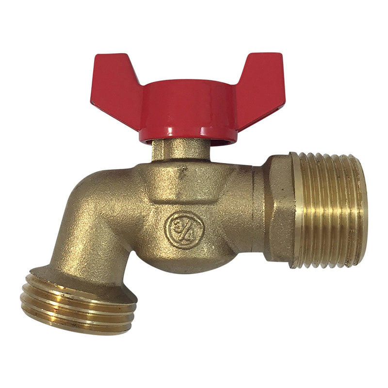 [Australia - AusPower] - Brass Ball Similar to Arrowhead Brass [79-212] 3/4" Male NPT inlet with 3/4 water hose outlet ideal for gardens and patios Llave de Manguera o Nariz 3/4" Hose Bibb 3/4" Llave de Manguera Esfera Maripo 