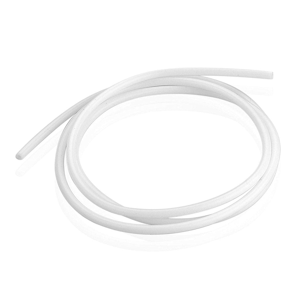 PTFE Teflon Bowden Tube for 1.75 Filament (2.0mm ID/4.0mm OD) 2.0 Meters  White Connector Tubing for 3D Printer White 2.0 Meters