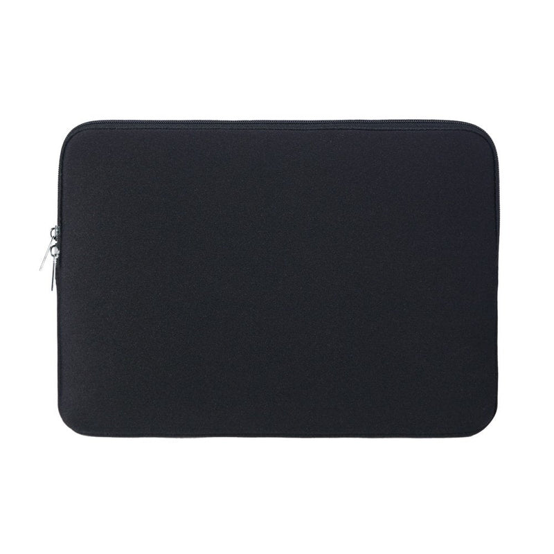 [Australia - AusPower] - RAINYEAR 14 Inch Laptop Sleeve Case Protective Soft Padded Zipper Cover Carrying Computer Bag Compatible with 14" Notebook Chromebook Tablet Ultrabook (Black) 14" Black 