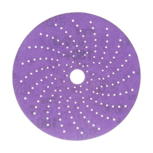 3M Cubitron II Hookit Clean Sanding Abrasive Disc 737U, 6-inch, 180+ grade hook and loop disc