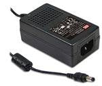 [Australia - AusPower] - MEAN WELL GST25A12-P1J AC/DC High Reliability Industrial Table Top Power Supply, 2.1mm Plug Level VI, 3-Wire, 12 Volt, 2080 mA, 25 Watt 
