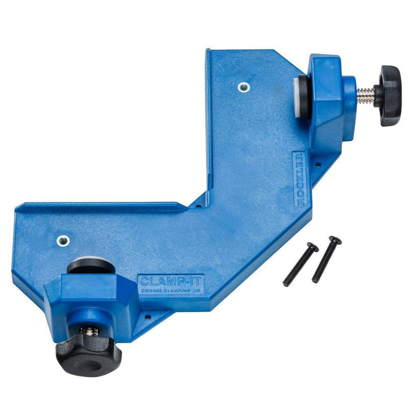 [Australia - AusPower] - Rockler Clamp-It Corner Clamp Jig - Glass-Filled Polycarbonate Woodworking Clamps - Corner Clamps to Hold Panel Parts Together - Right Angle Clamp for Fastening Work - Woodworking Tools 