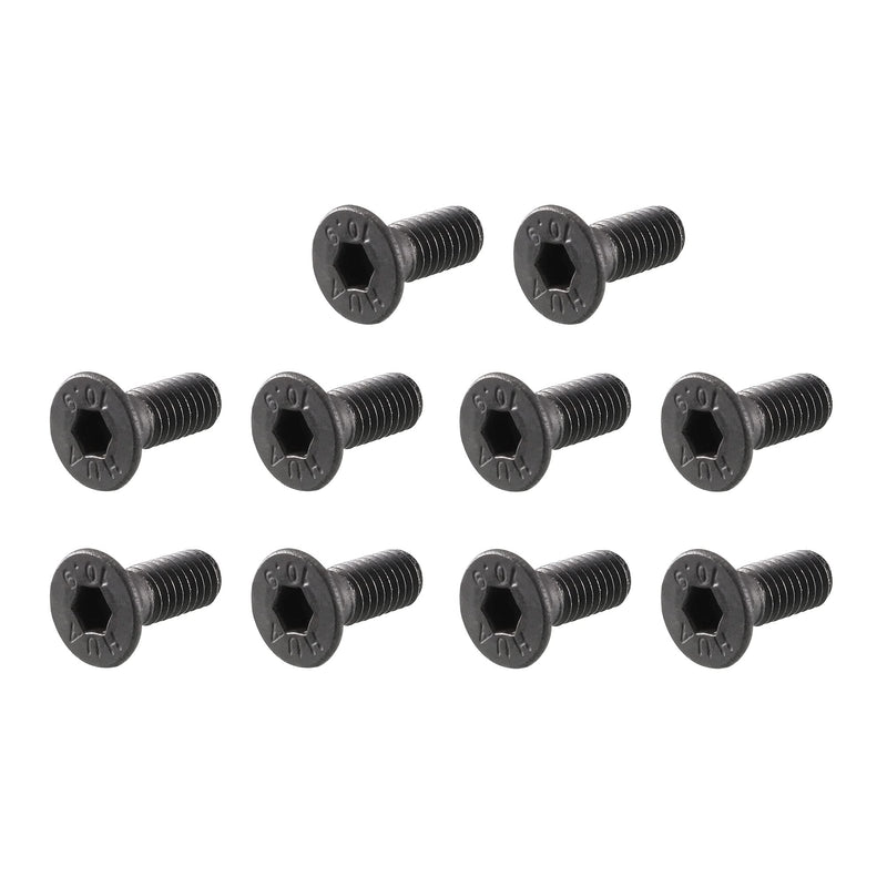 [Australia - AusPower] - uxcell M3x8mm 10.9 Carbon Steel Countersunk Head Hex Socket Screw Pack of 50 