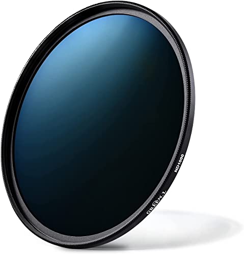 GREEN.L 67mm ND1000 Filter, Slim 10-Stop Fixed Neutral Density 67mm ND Filter for Long Exposure Photography