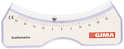 Scoliometer for scoliosis evaluation