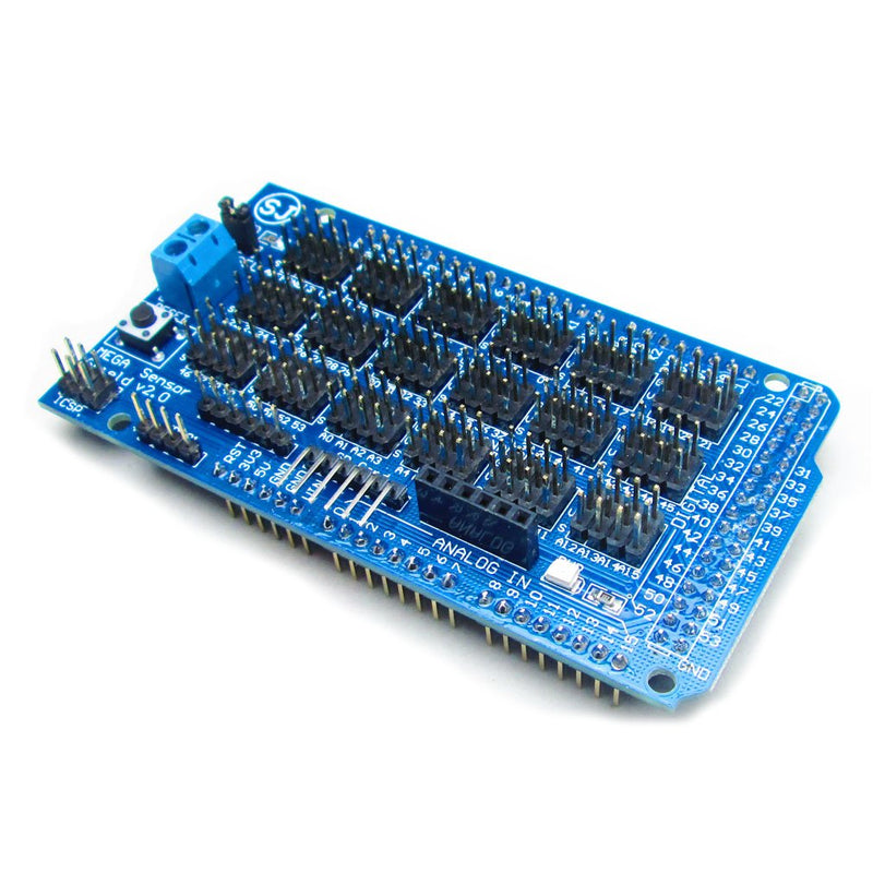 [Australia - AusPower] - HiLetgo MEGA2560 ATmega2560-16AU Sensor Shield Sensor Expansion Board V2.0 with Bluetooth SD Card APC220 Wireless RF Ultrasonic Sensor Communication Interface 