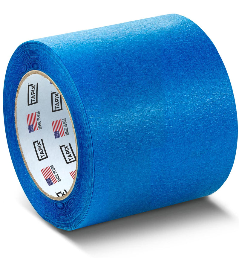 [Australia - AusPower] - Wide Blue Painters Tape, 4 inch x 60 Yards, 3D tape, 3D Printing Tape, Easy Clean Removal up to 21 Days, Masking Tape 1 