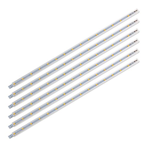 Sebson® 12 V LED Strip, Warm White, Under-Unit Light, 30 cm Kitchen Light Strip with Plug and Switch, 8.8 x 6.7 x 300 mm | Flat under-unit light cabinet - warm white 2W 190lm - light strip with power supply, switch and connection cables - 9x7x300mm