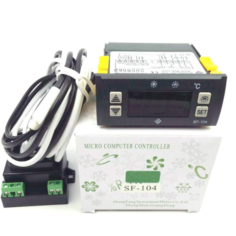 [Australia - AusPower] - MXBAOHENG Thermostat Temperature Controller SF-104 Digital Display Temperature Regulator 110V Evaporator Fan Controller Defrost Heating Wire Controller 