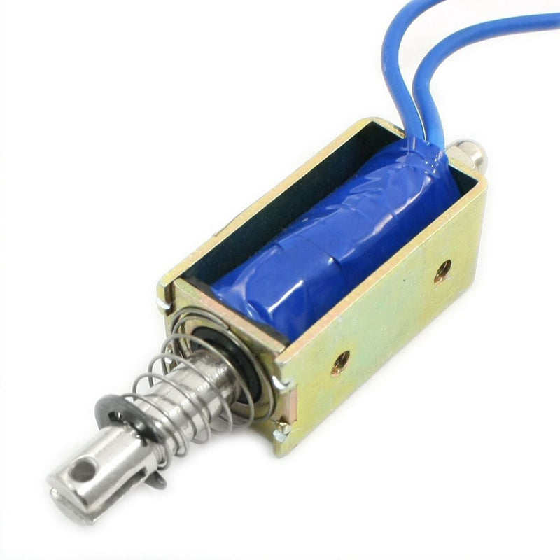 [Australia - AusPower] - DC 12V 1A 10mm Stroke 600g Push Pull Open Frame Solenoid Electromagnet 