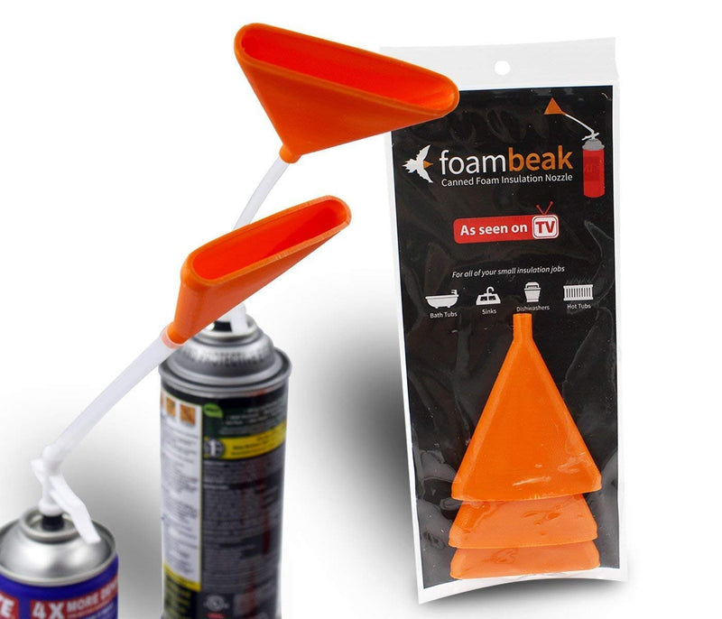 [Australia - AusPower] - Vertical Nozzle For Expanding Foam Insulation | A Spray Foam Insulation Can Nozzle That Widens Insulation Foam Up To 3 Inches. Perfect For Drywall Spray, Foam Spray, Insulation Spray (3 Pack) 