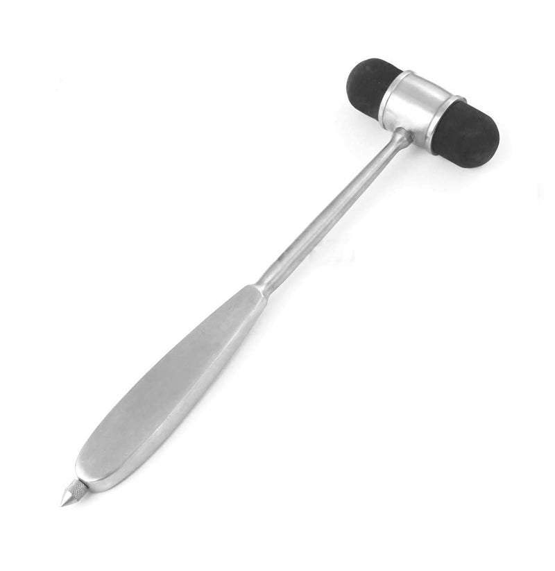 [Australia - AusPower] - OdontoMed2011 Dejerine Percussion Hammer Diagnostic Instruments Stainless Steel Silver 2 Sided Rubber Head 
