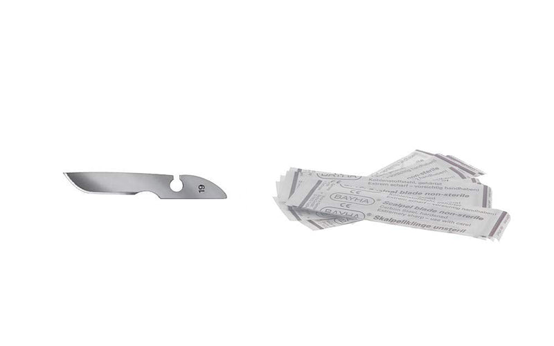12x BAYHA Scalpel Blades, Non-Sterile, Individually Boxed, , ,