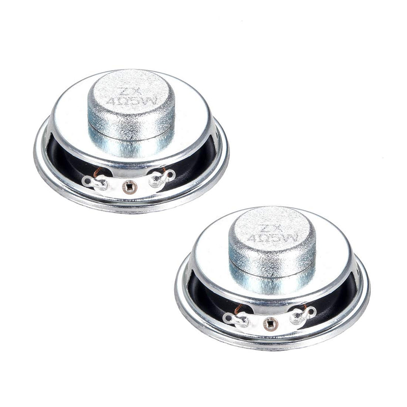 [Australia - AusPower] - uxcell 5W 4 Ohm DIY Speaker 50mm Round Shape Replacement Loudspeaker 2pcs 