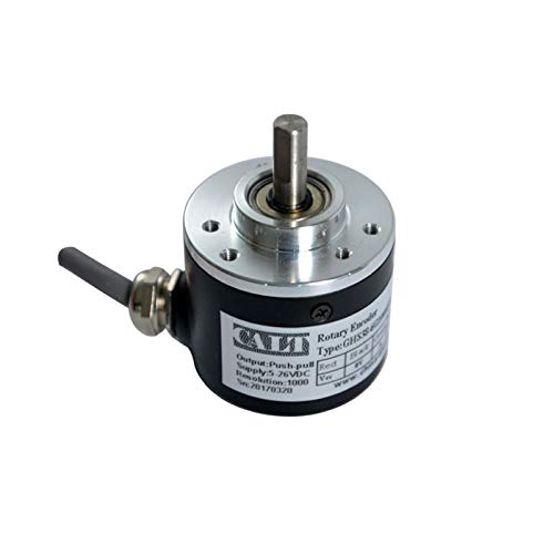 [Australia - AusPower] - 38mm Outer Diameter 6mm Solid Shaft Rotary Encoder 2000 PPR 5V Line driver Output 2000PPR Line driver with 5V 