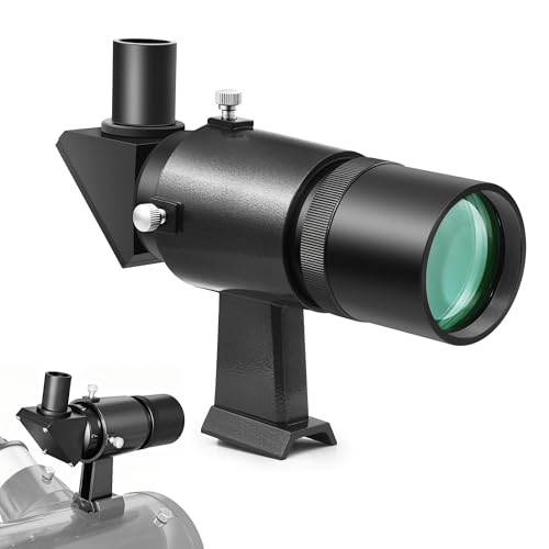Astromania Finder Scope, Right Angle Optical Finderscope for Telescope 9x50 50mm