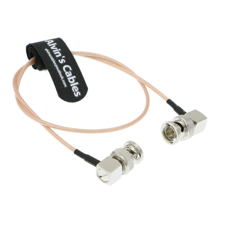 [Australia - AusPower] - Alvin's Cables SDI Cable 3G HD SDI Cable Right Angle BNC for Sony FS5| FS7| FX6, Atomos Shogun Inferno, Atomos Ninja 50CM|19.7inches 90° to 90° Pink 