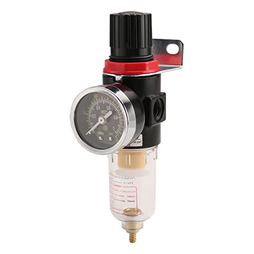 Baomain AFR-2000 pneumatic filter regulator air treatment unit with pressure gauge, 1/8 PT port