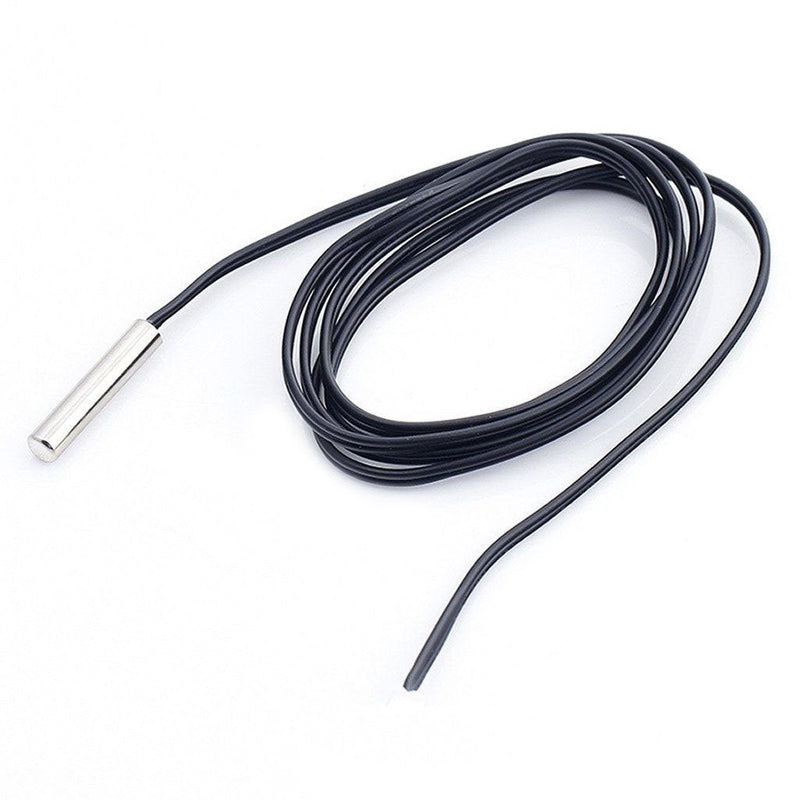 [Australia - AusPower] - 5pcs NTC 10K Ohm 1% 3435 Thermistor Temperature Sensor Cylinder Probe 1.5m Wire 