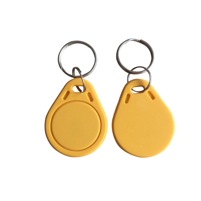 YARONGTECH 13.56mhz rfid ISO14443A Keyfob tag Yellow color pack of 100