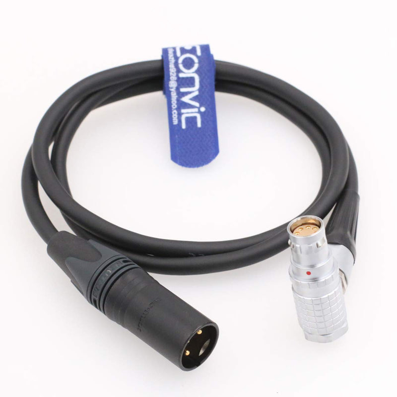 [Australia - AusPower] - Eonvic ARRI Alexa Amira Power Cable 2B.308 to 3 Pin XLR Male Plug (3.28ft/100cm) 3.28ft/100cm 