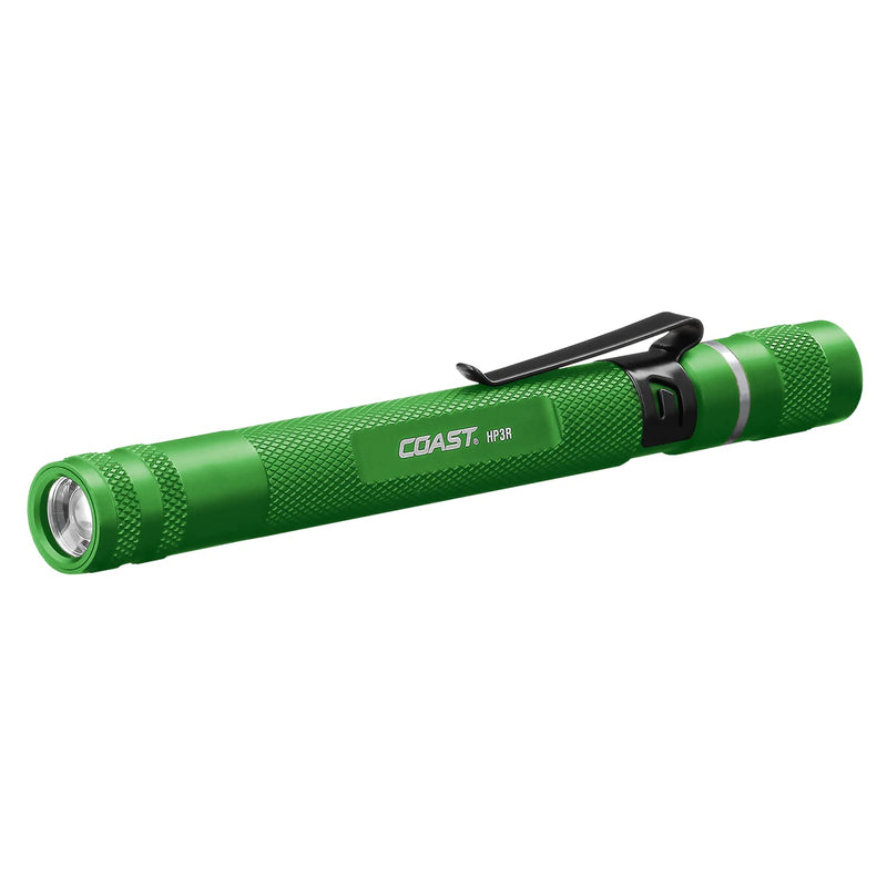 [Australia - AusPower] - Coast HP3R 385 Lumen Rechargeable LED Penlight with Twist Focus, Green 