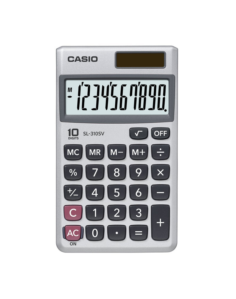 [Australia - AusPower] - Casio SL-310SV, Sloar Powered Standard Function Calculator 