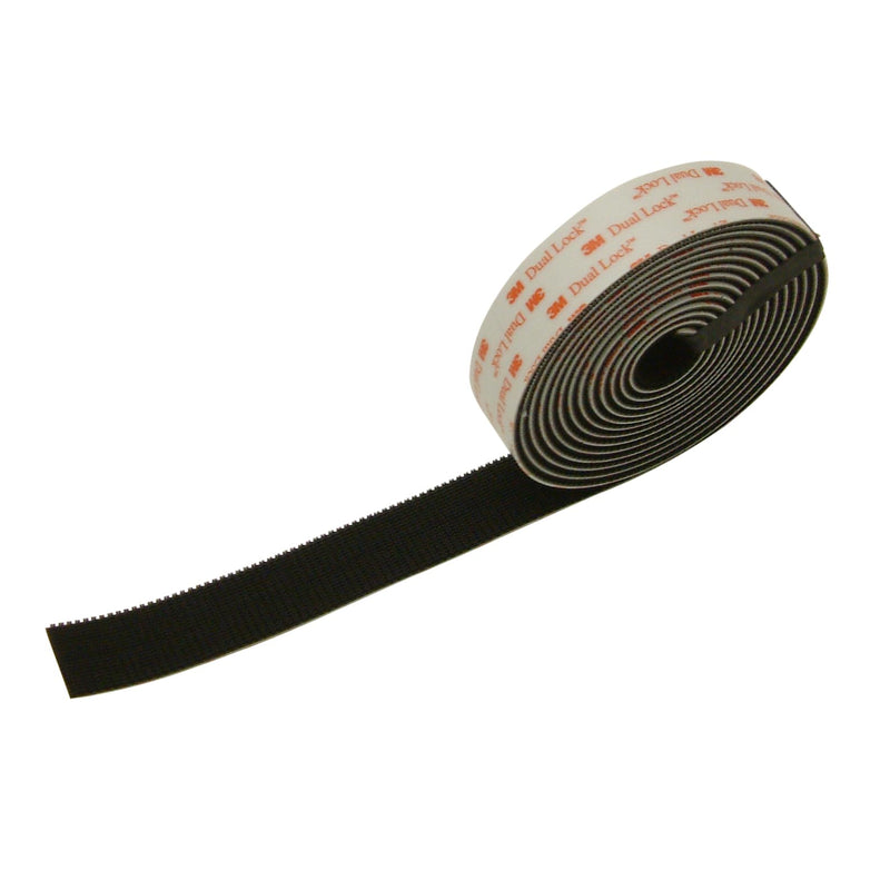 [Australia - AusPower] - 3M Dual Lock Type 400 Reclosable Fastener [Black Acrylic Adhesive] (SJ3551): 1 in. x 10 ft. (Black) 