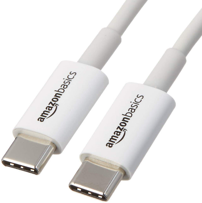 AmazonBasics USB Type-C to USB Type-C 2.0 Cable - 0.9 m - White 0.9 yards 1 piece