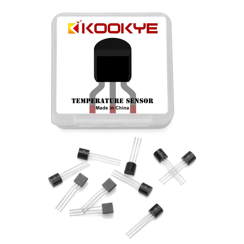[Australia - AusPower] - 10x TMP36 Temperature Sensors Low Voltage Low self-Heating Precision Linear Analog Output for Arduino Raspberry Pi TMP36 *10 
