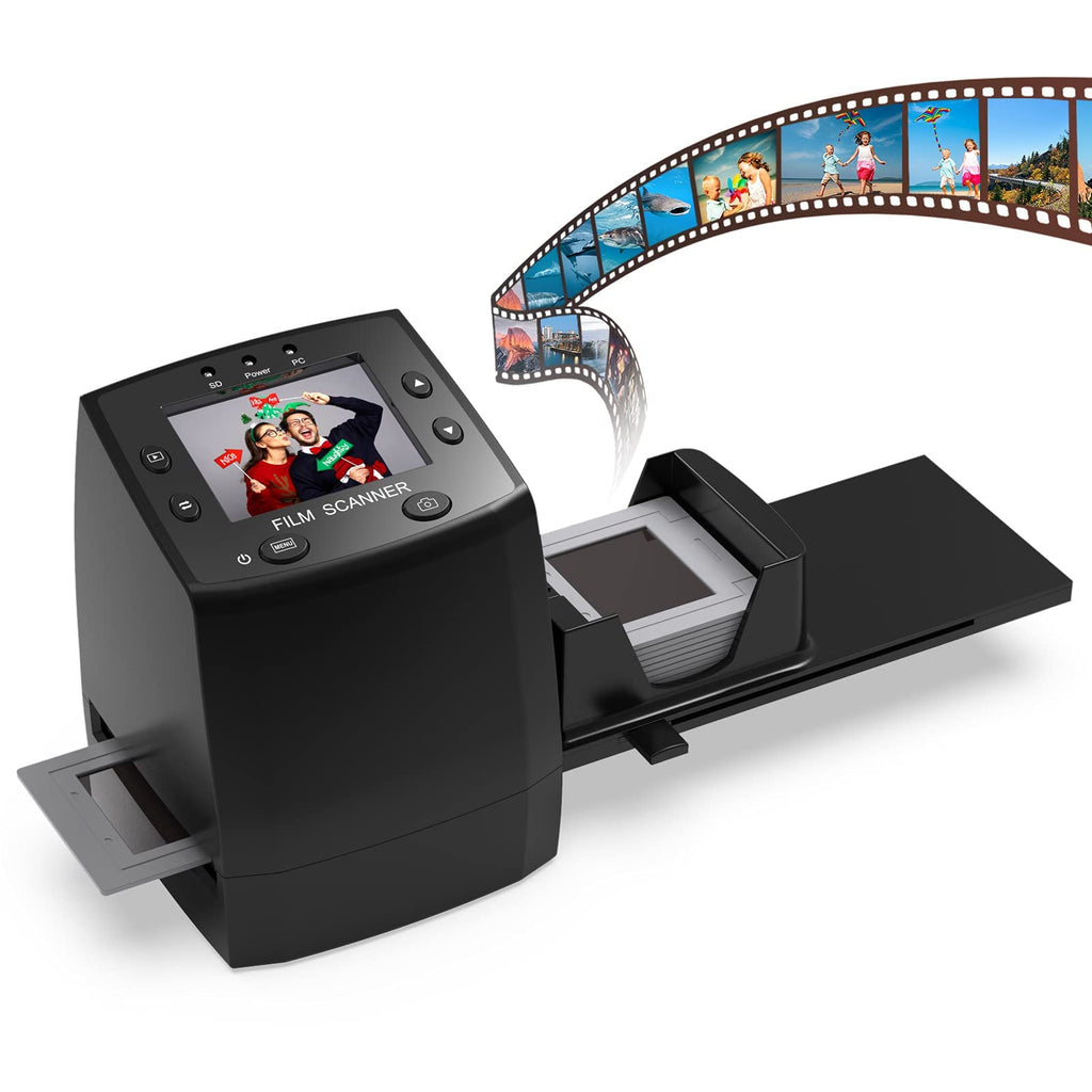 [Australia - AusPower] - DIGITNOW! 135 Film Negative Scanner High Resolution Slide Viewer,Convert 35mm Film &Slide to Digital JPEG Save into SD Card, with Slide Mounts Feeder No Computer/Software Required 