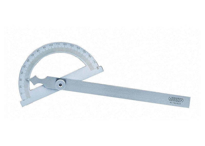 [Australia - AusPower] - INSIZE 4799-1120 Protractor, 0-180 Degree, 4.7" x 5.9" 